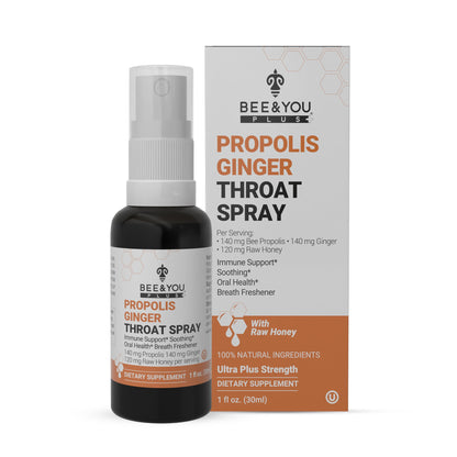 Propolis+Ginger+Raw Honey Throat Spray