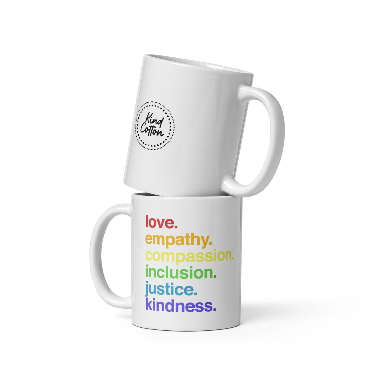 Kindness Is' Pride Coffee Mug by Kind Cotton