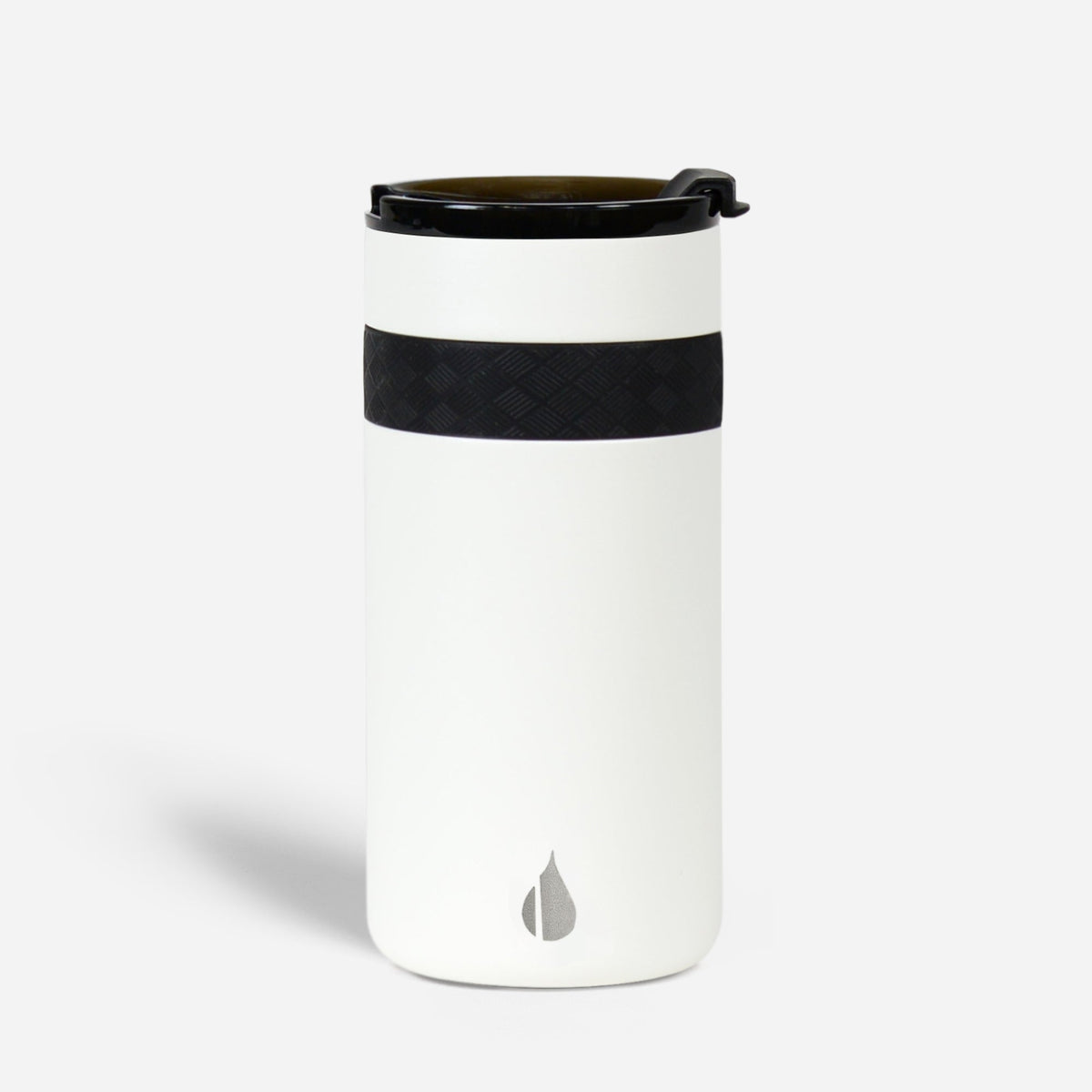 12oz Commuter DuoSip Travel Tumbler - White